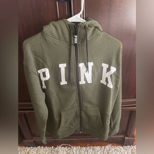 Women’s Small PINK zipper hoodie